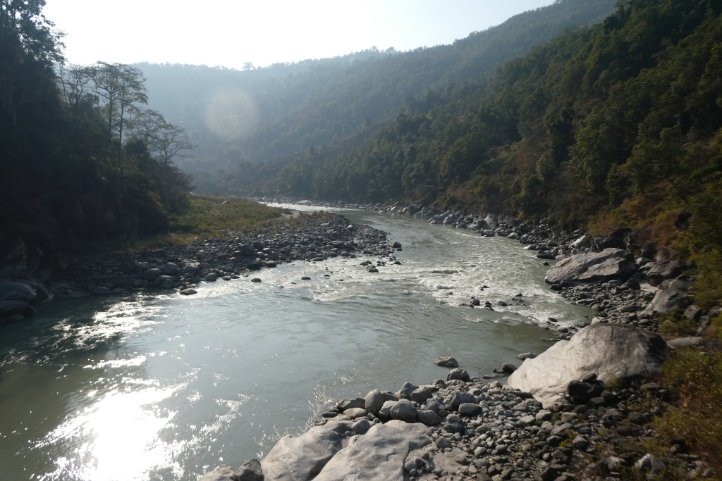 The Arun river at Heluwabesi